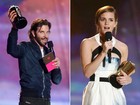 Emma Watson e Bradley Cooper se destacam no MTV Movie Awards
