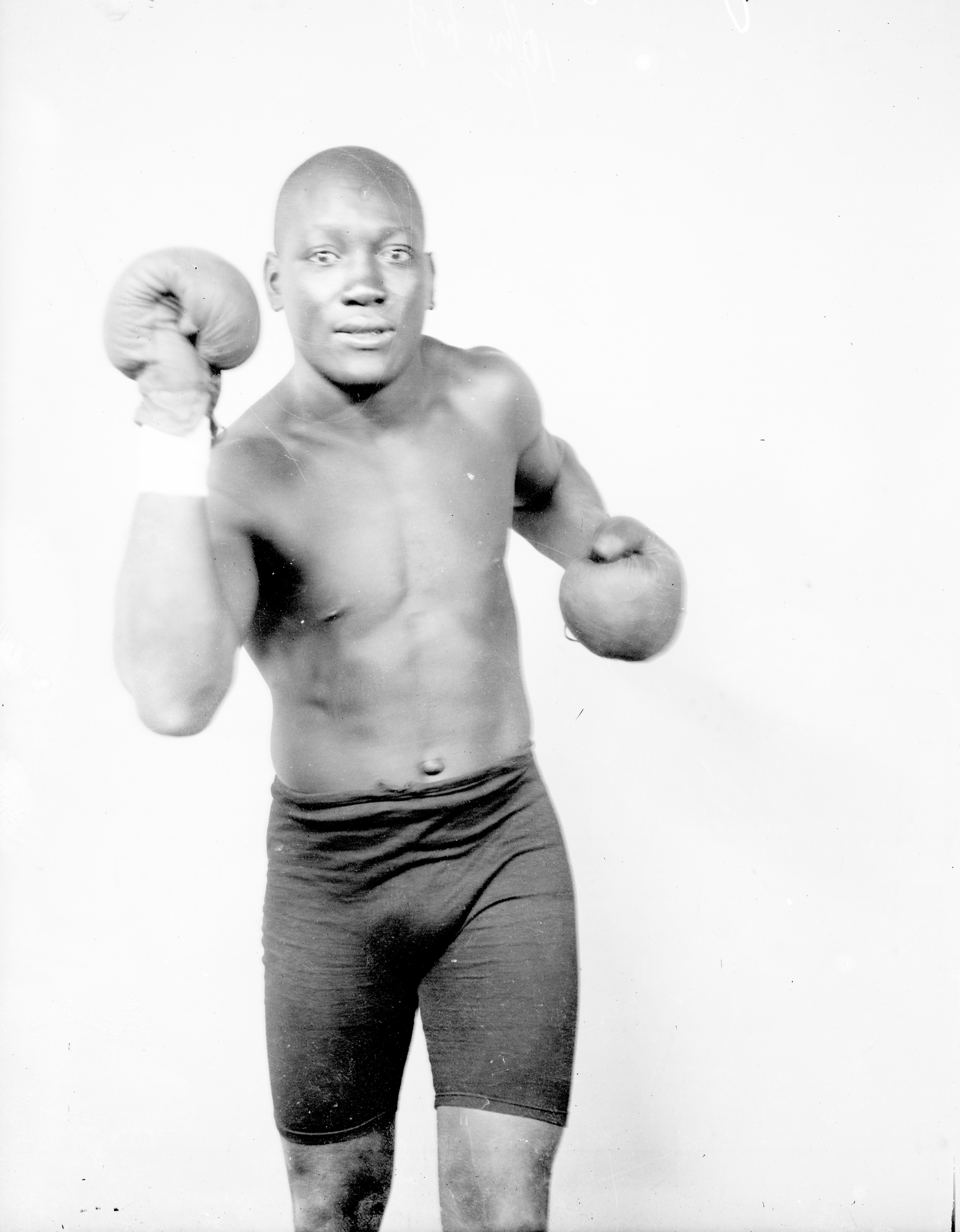 O boxeador Jack Johnson (1878-1946) em foto de 1907  (Foto: Getty Images)
