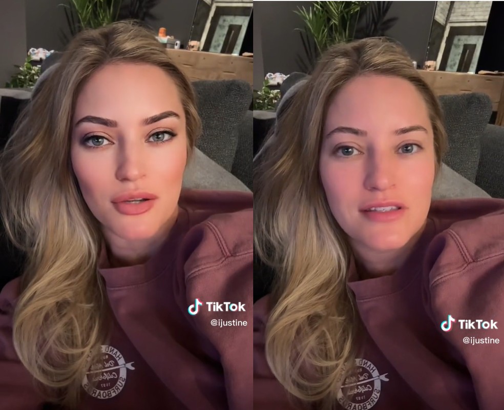 Bold Glamour: conheça o filtro polêmico do TikTok que faz 'harmonização facial' — Foto: Reprodução/TikTok