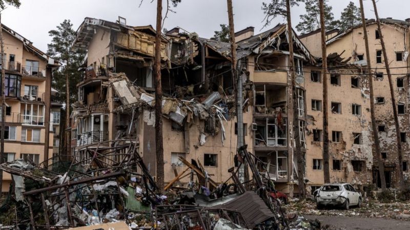 Várias cidades ucranianas foram atacadas pela Rússia nos últimos dias (Foto: Getty Images via BBC News)