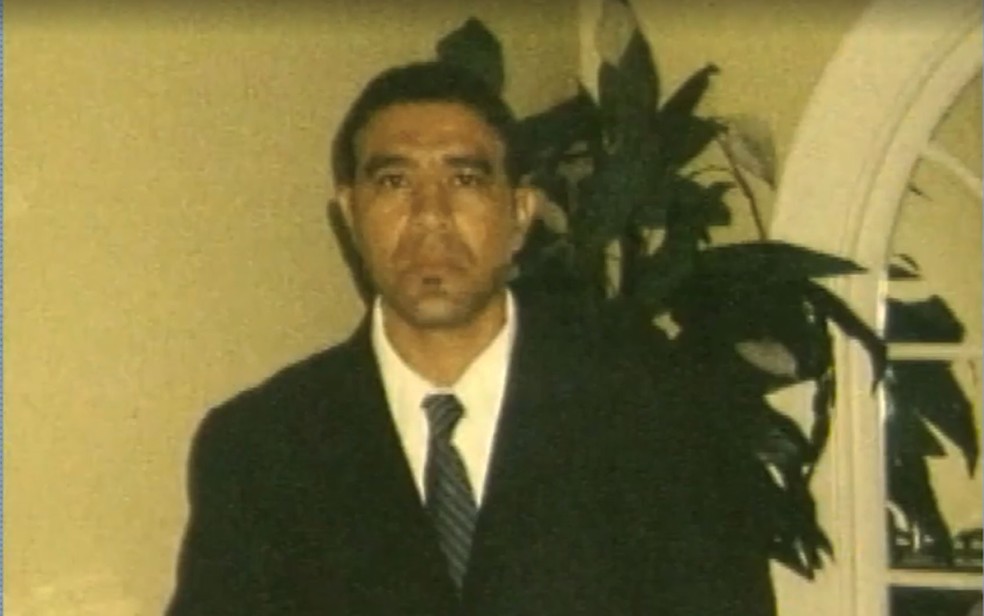 Gilberto Arueira foi morto em Teixeira de Freitas, dentro de uma loja de celulares, após ser confundido com assaltante — Foto: Reprodução/TV Santa Cruz