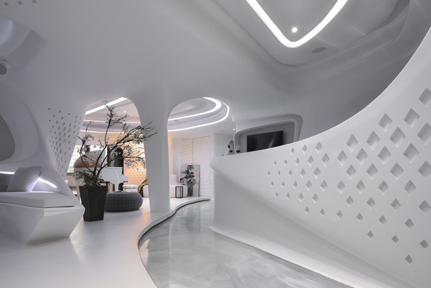 Casa futurista se ajusta ao perfil dos moradores (Foto: Ar Her Kuo) Casa futurista se ajusta ao perfil dos moradores (Foto: Ar Her Kuo)