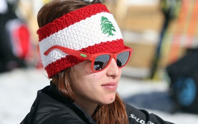 Jackie Chamoun Esqui Sochi (Foto: AP)