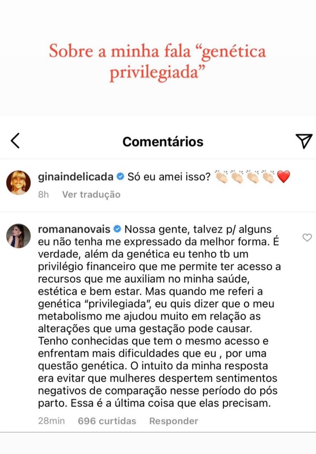 Romana Novais (Foto: Reprodução/Instagram)