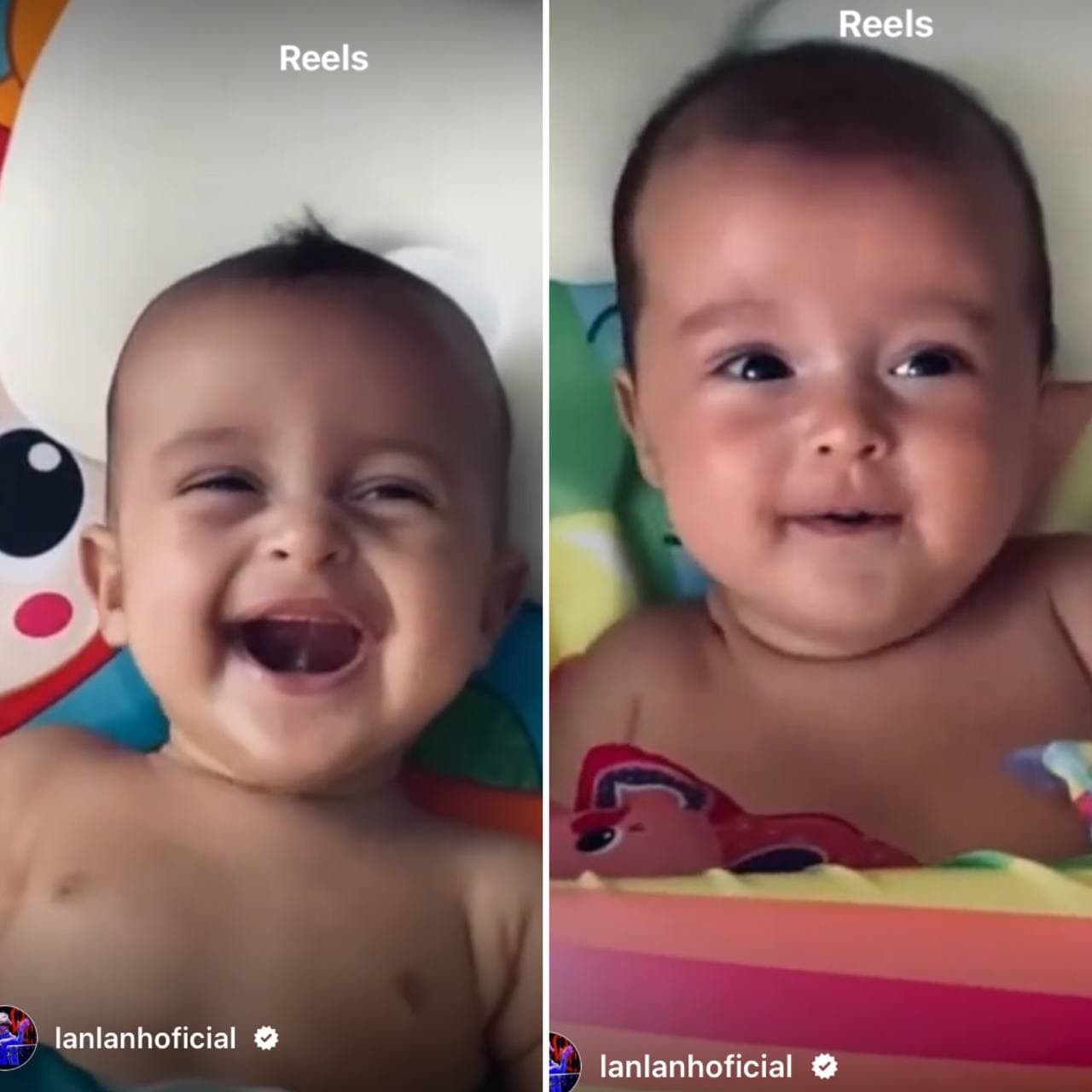 Lan Lanh encanta ao mostrar Kim e Tiê sorrindo em vídeo (Foto: Reprodução / Instagram)