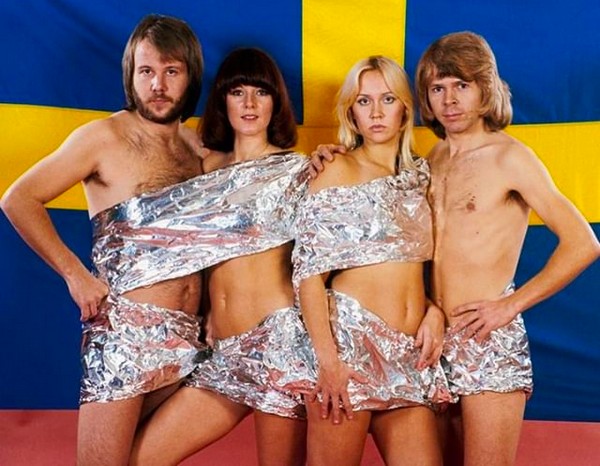 Os quatro membros do ABBA (Björn Ulvaeus, Agnetha Fältskog, Benny Andersson e Anni-Frid Lyngstad), vencedores do Eurovision de 1974 (Foto: Instagram)