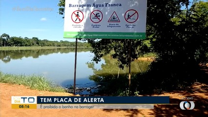 Barragem Água Franca, em Gurupi, tem proibição de uso