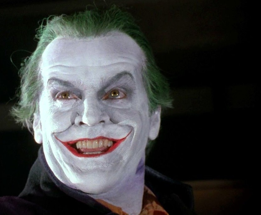 O ator Jack Nicholson como o vilão Coringa em Batman (1989) (Foto: Reprodução)
