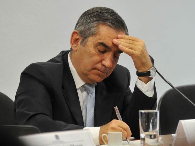 O ex-ministro Gilberto Carvalho, em audiência pública no Senado em 2013 (Foto: Antonio Cruz/ABr)
