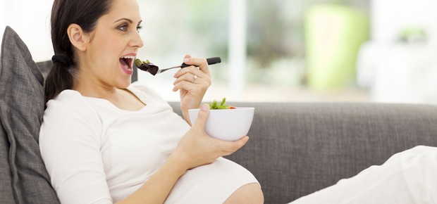 gravida; barriga; comida; alimentação (Foto: Thinkstock)