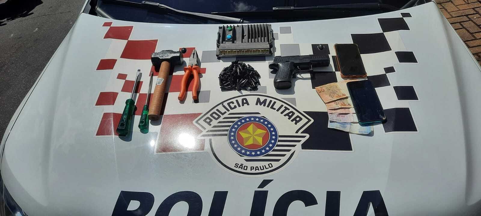 Suspeitos de tentar furtar caminhonete para tráfico entre Brasil e Paraguai são presos em flagrante em Piracicaba