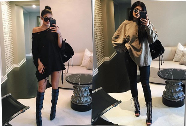 Kylie posa na sua mansão de US$ 2,7 milhões (Foto: Reprodução/Instagram)