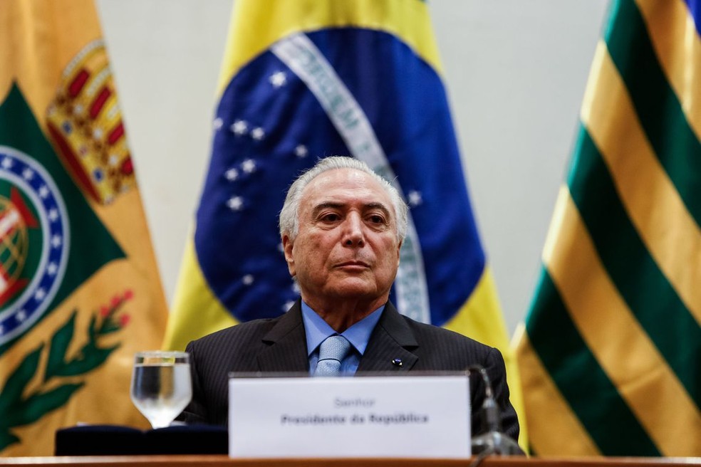O presidente Michel Temer durante cerimônia, na semana passada, em Brasília (Foto: Alan Santos/Agência Brasil)