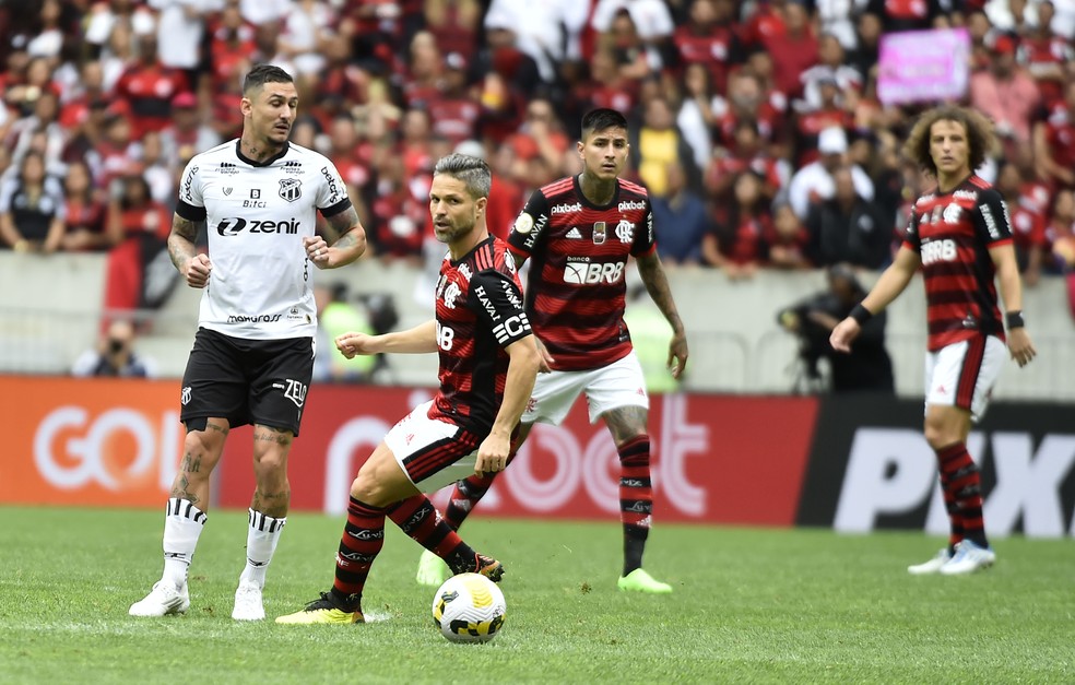 Flamengo x Ceará no Brasileirão — Foto: André Durão