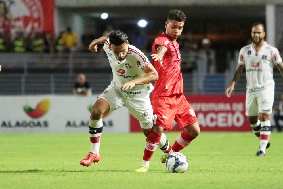 CRB venceu o Santa Cruz, no terceiro jogo da temporada — Foto: Rafael Melo / Santa Cruz