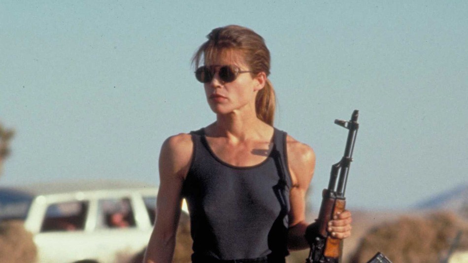Sarah Connor em 'O Exterminador do Futuro' (Foto: Reprodução)