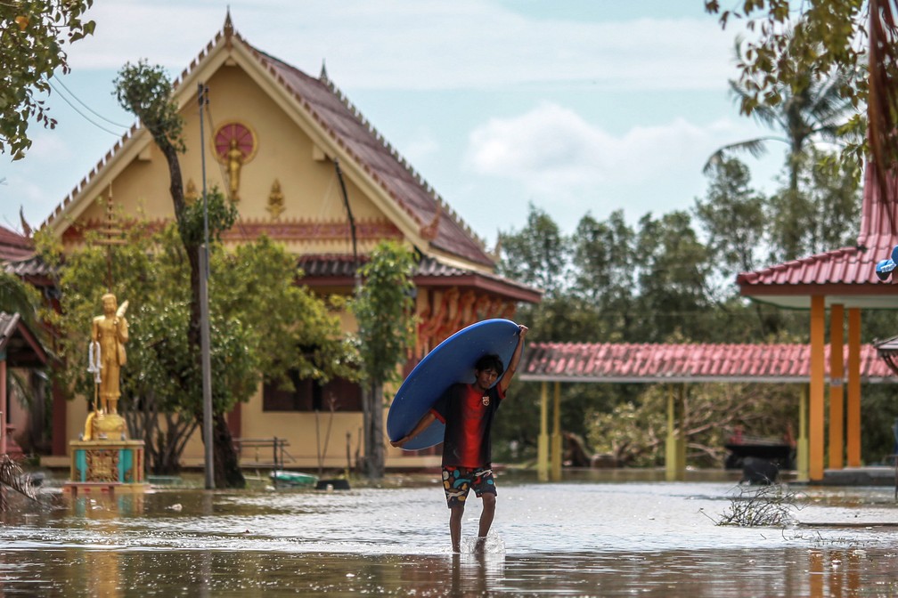 Tempestade Pabuk — Foto: Reuters
