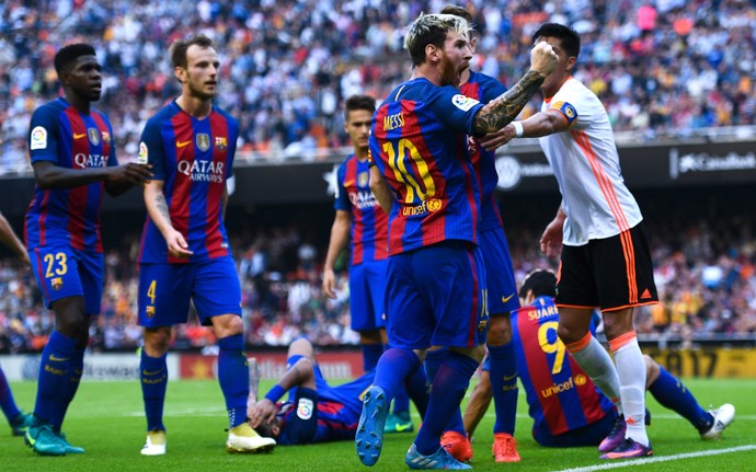 Messi Barcelona Valencia (Foto: Getty Images)