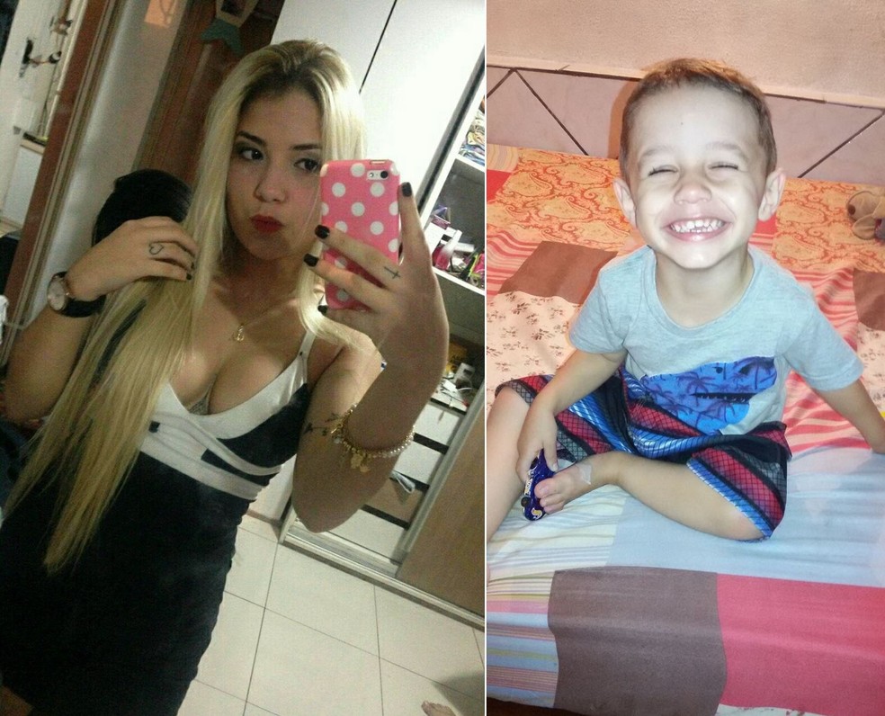 Isabel carregava o sobrinho, Enzo, quando ambos foram atingidos por um carro (Foto: Arquivo Pessoal)