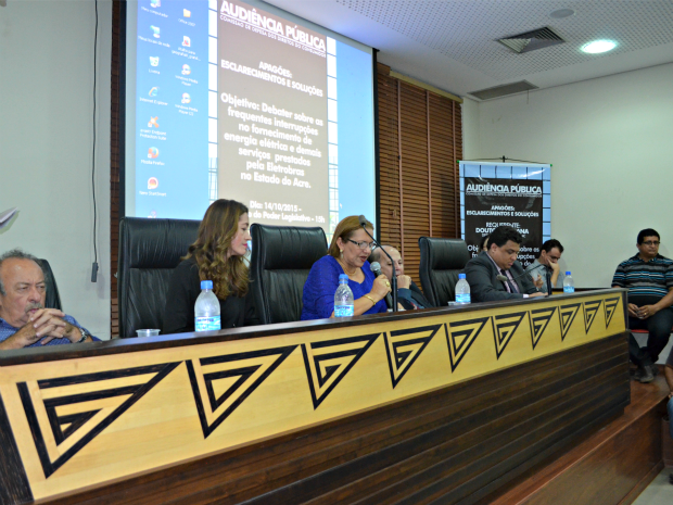 Audiência pública ocorreu nesta quarta-feira (14) na Assembleia Legislativa do Acre (Foto: Caio Fulgêncio/G1)