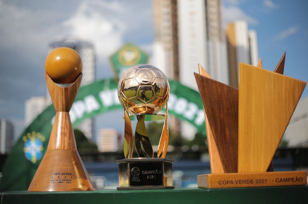 Troféus da Copa Verde1 — Foto: Fernando Torres/CBF