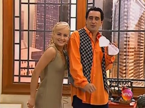 Angélica e Eduardo Galvão em Caça Talentos (Foto: TV Globo/Divulgação)