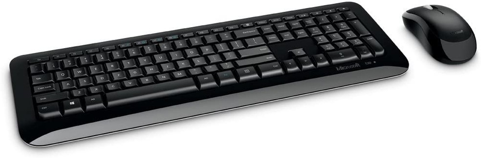 O combo PY900021 traz mouse e teclado sem fios no estilo "Plug & Play" — Foto: Divulgação/Microsoft