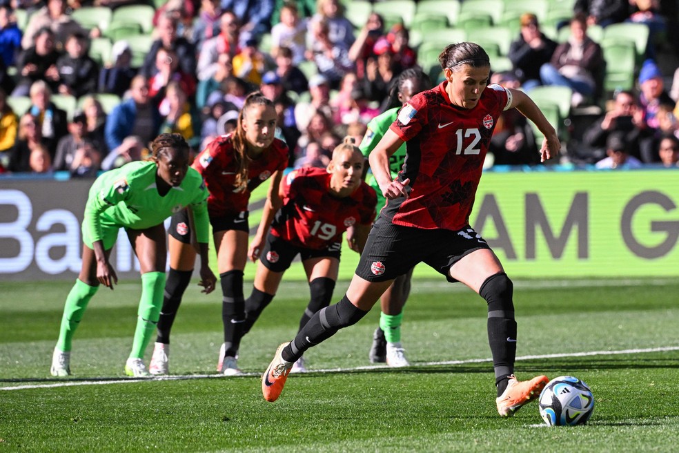 Christine Sinclair — Foto: William West/AFP