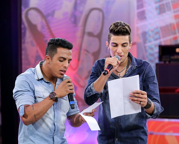 Danilo Reis e Rafael ensaiam para a grande Final do reality show (Foto: Isabella Pinheiro/Gshow)