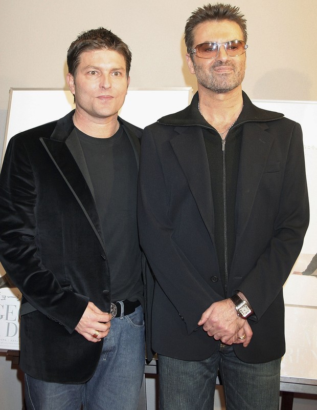 Kenny Goss e George Michael, em 2005 (Foto: Getty Images)