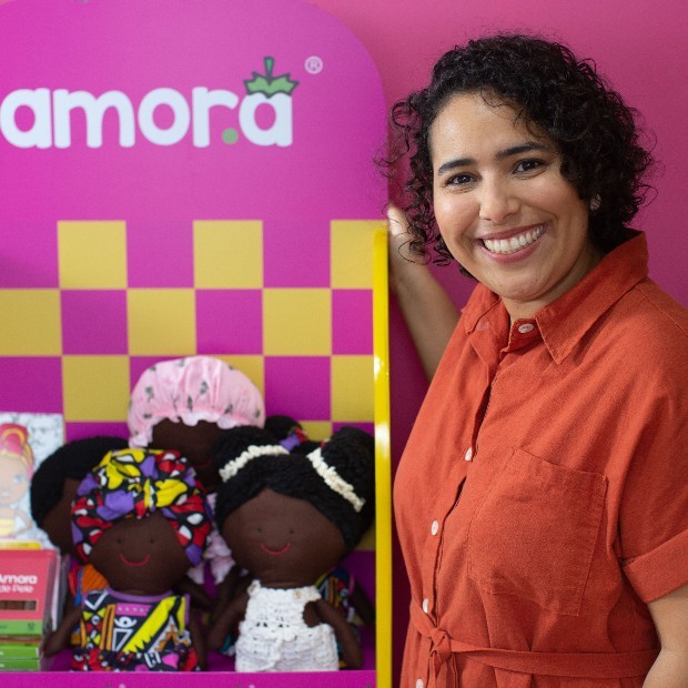 Geo Nunes, fundadora da Amora Brinquedos (Foto: Rafael Martins)