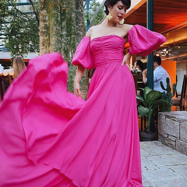 Fernanda Paes Leme no casamento da empresária Juliana Pedrosa (Foto: Reprodução/Instagram)