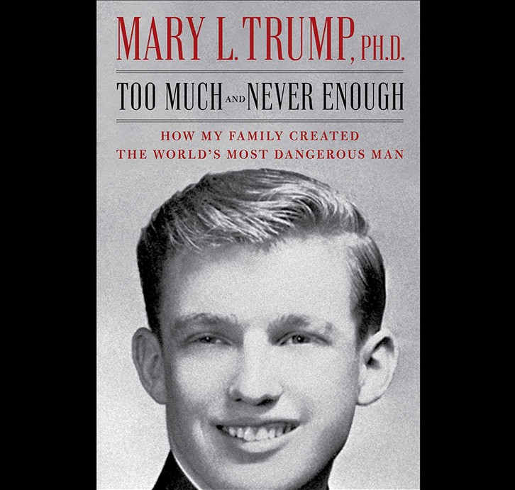 A capa do livro de autoria da sobrinha de Donald Trump, Mary L. Trump (Foto: Divulgação)