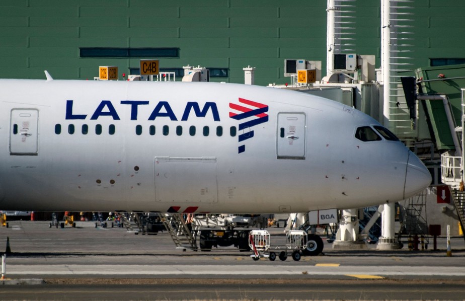 Aeronave da Latam: empresa deve sair da recuperação judicial em novembro