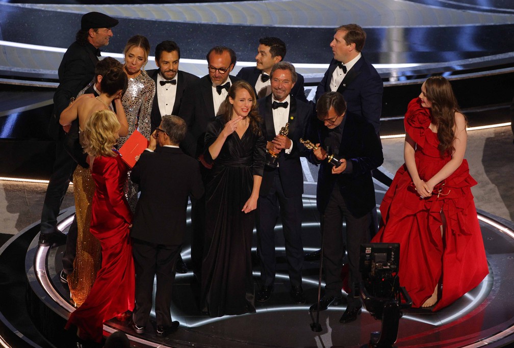 'No ritmo do coração' vence como melhor filme no Oscar 2022 — Foto: Brian Snyder/Reuters