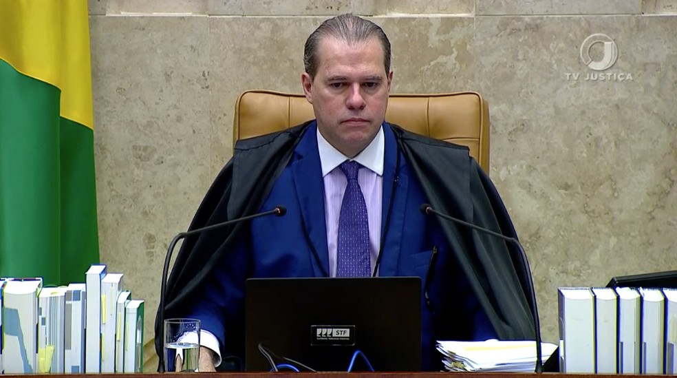 Dias Toffoli, presidente do STF — Foto: Reprodução/TV Justiça