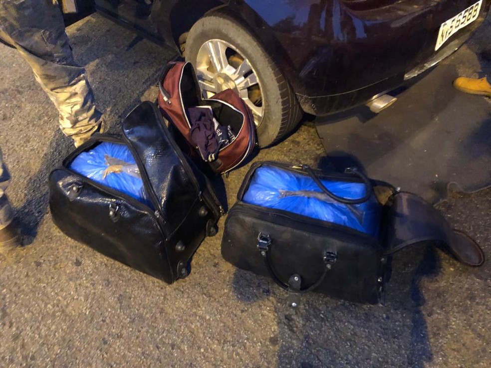 Drogas estavam escondidas em diversas partes dos carros — Foto: Divulgação/Polícia Civil