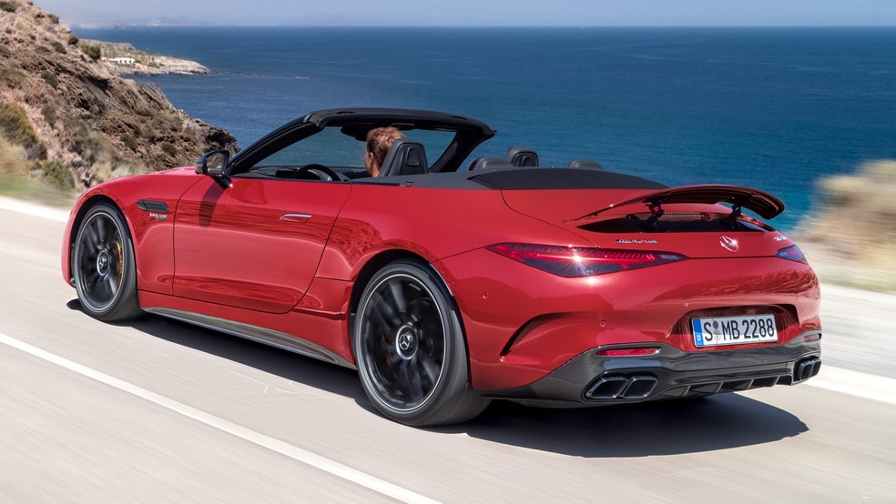 Mercedes Amg Sl E Apresentado Com Poderoso V8 De 585 Cv Mas Tera Versao Hibrida Em Breve Lancamentos Autoesporte