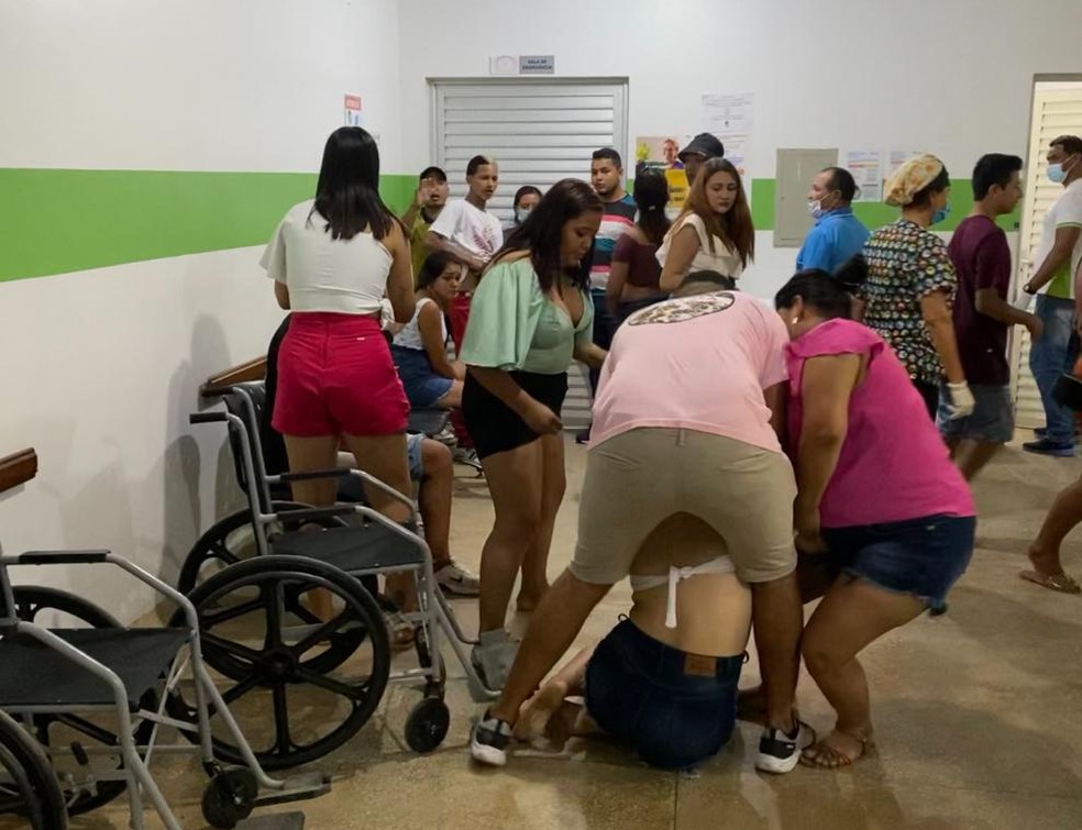 Hospital da cidade atendeu feridos.  — Foto: Divulgação/Prefeitura de Atalaia do Norte