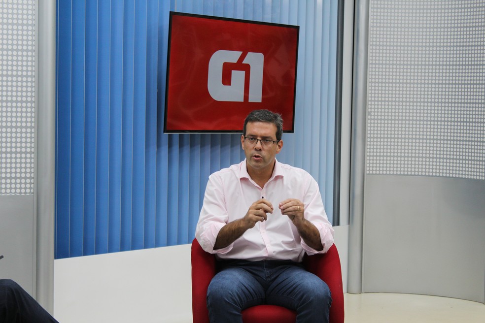Dr. Furlan (Cidadania) em entrevista ao G1 Amapá, no dia 14 de dezembro — Foto: Caio Coutinho/G1