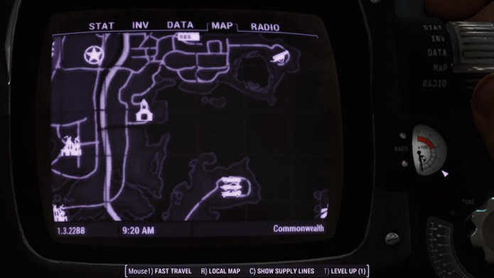 Fallout 4: mod detalha o mapa do jogo (Foto: Divulgação/NexusMods)