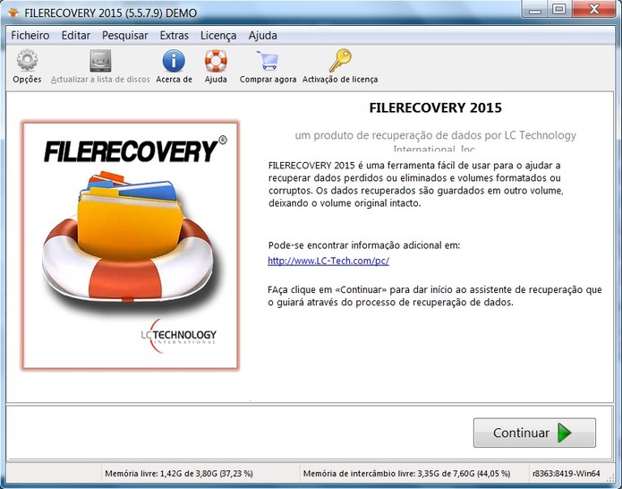 Baixe e instale FileRecovery (Foto: Reprodu??o/Juliana Pixinine)