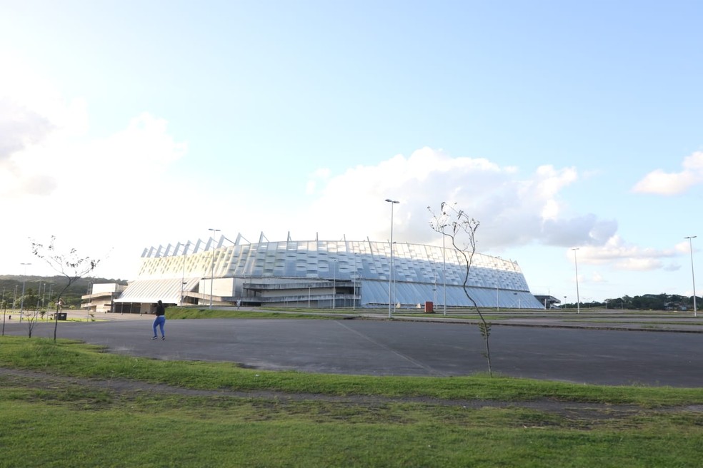 Plano de governo da governadora eleita Raqual Lyra (PSDB) não cita a Arena de Pernambuco ou a Cidade da Copa — Foto: Aldo Costa/Pernambuco Press