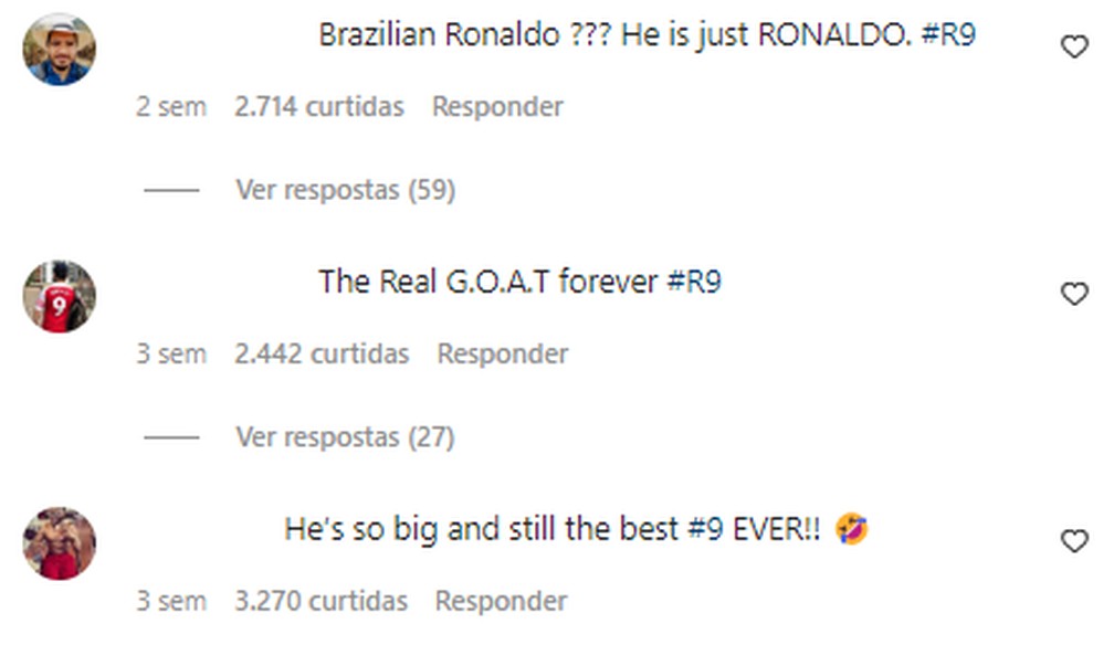Peladeiro confundido com Ronaldo — Foto: Redes Sociais