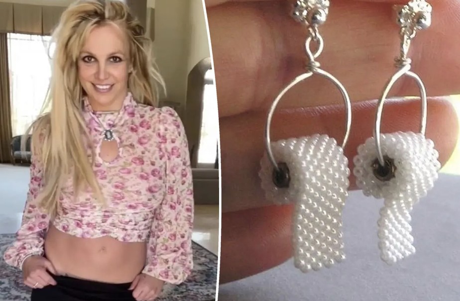 Britney Spears e os brincos de papel higiênico