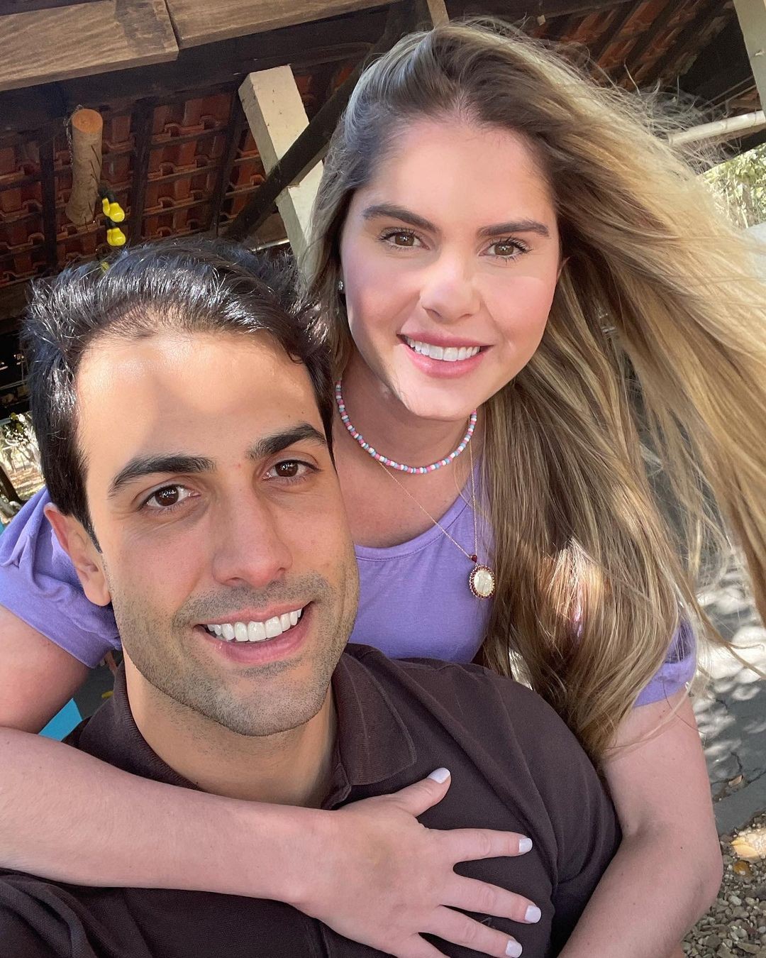 Bárbara Evans e Gustavo Theodoro (Foto: Reprodução/Instagram)
