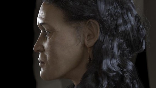Cientistas reconstroem rosto de mulher nabateia que viveu no século I a.C