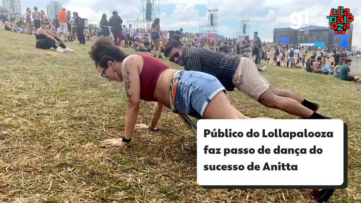 El passo de Anitta: Público do Lollapalooza se arrisca na dança de ‘Envolver’ e ensina como fazer |  Lollapalooza 2022