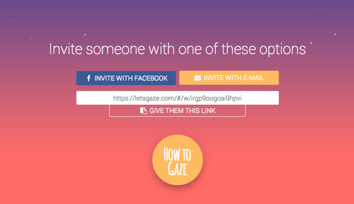Escolha se quer convidar via Facebook, e-mail ou copiando e colando o link (Foto: Reprodu??o/Paulo Alves)