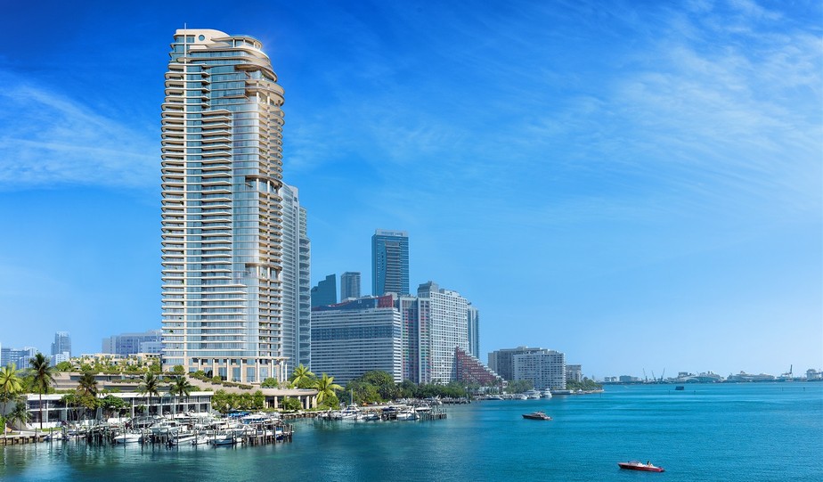 Novo prédio residencial luxuoso em Miami, nos EUA, terá 154 apartamentos com vista para o mar